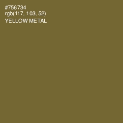 #756734 - Yellow Metal Color Image